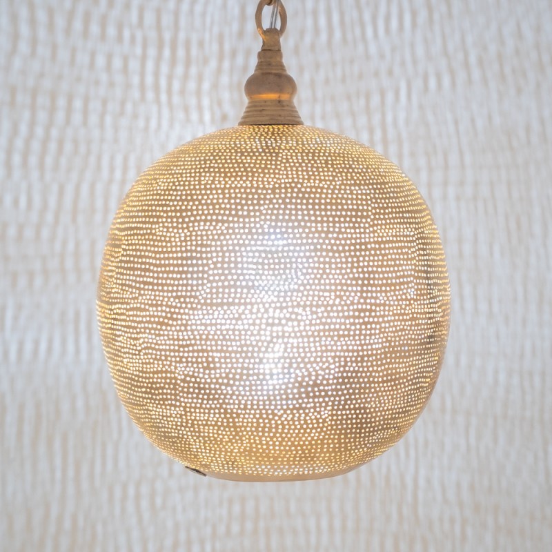 HANGING LAMP FLSK GOLD 30 - HANGING LAMPS